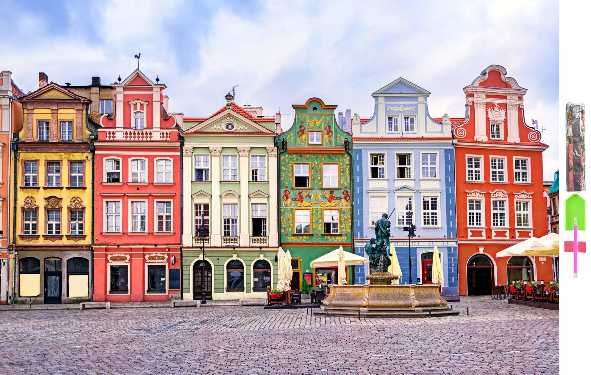 Haft diamentowy 5d zestaw 100*150 starówka poznań