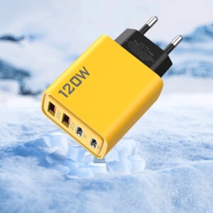 Ładowarka sieciowa kostka 2xusb 3.0 2xusb-c typ-c 120w telefonu tabletu qc - miniatura 4