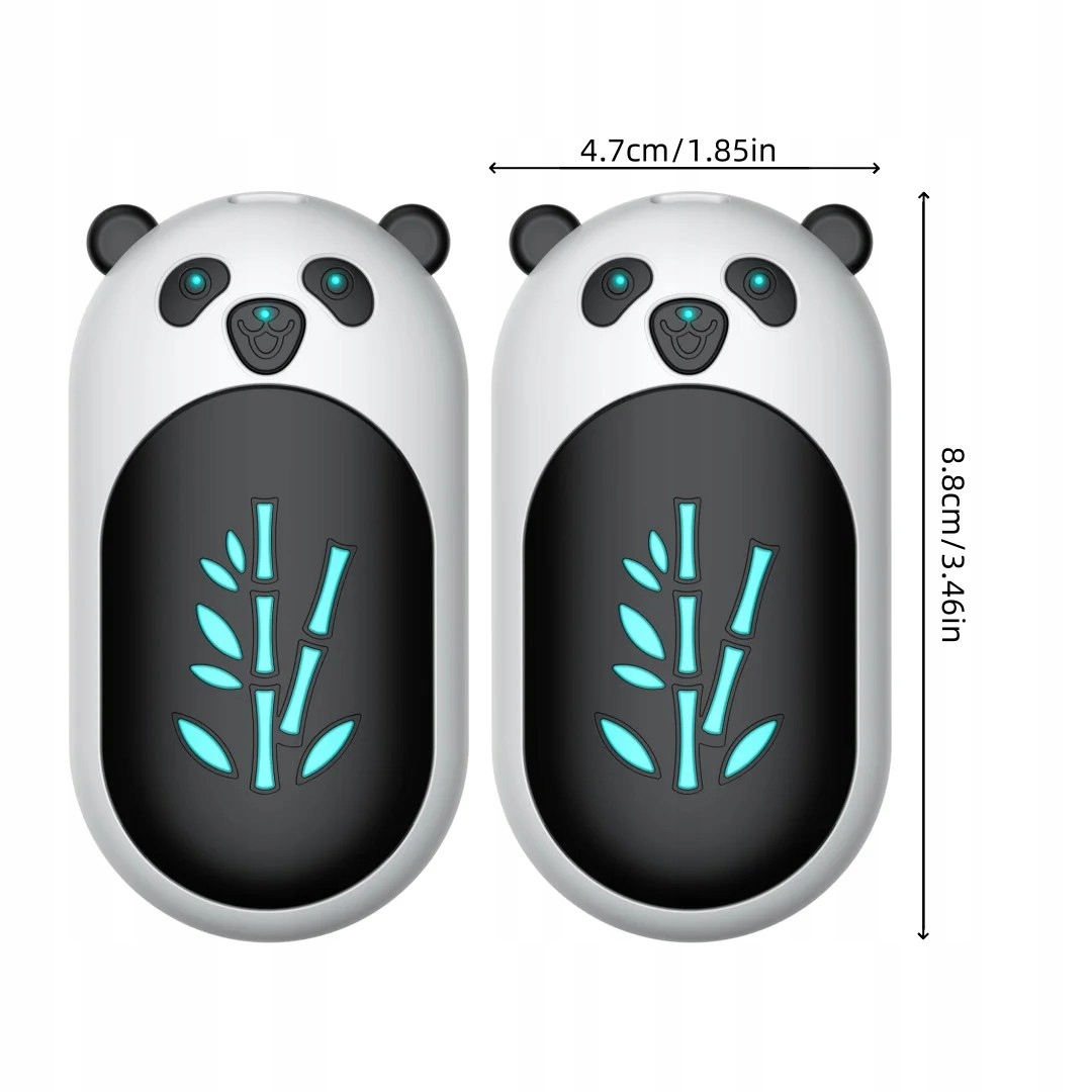 Elektryczne ogrzewacze do rąk x2 3000mah do 20 godzin ciepła usb powerbank - zdjęcie 2