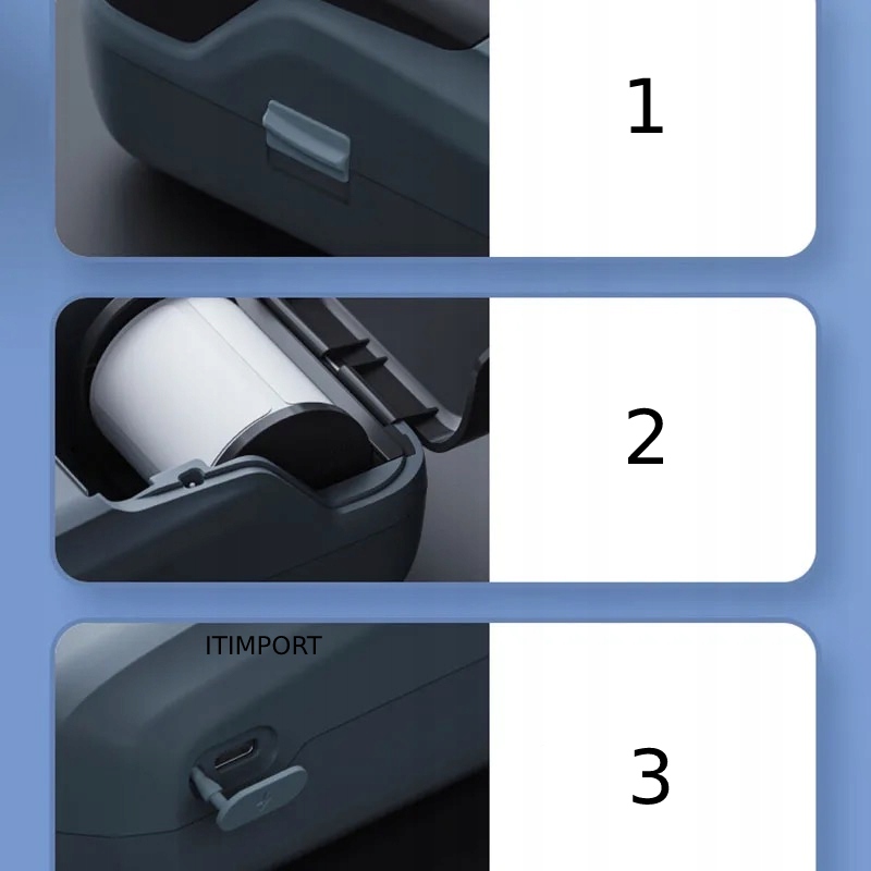 Niimbot b1 drukarka termiczna naklejki bluetooth zielono biała nowa +rolka - obrazek 8