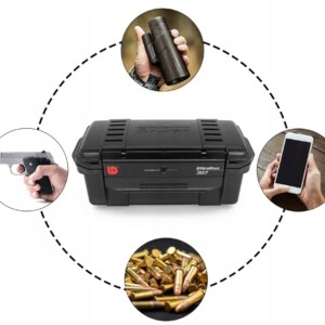 Pudełko skrzynka na amunicję wodoodporna abs taktyczna pianka 20x10x10cm - miniatura 13