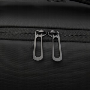 Plecak męski miejski elegancki czarny duży szkolny biurowy usb laptopa 32l - miniatura 6