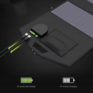 Panel solarny fotowoltaiczny allpowers 100w na camping do namiotu - miniatura 5