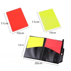 Zestaw sędziowski kartki sędziego piłki nożnej notes ołówek piłkarski - miniatura 5