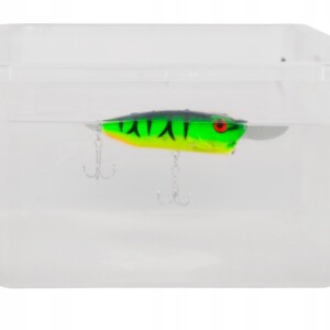 Popper flopper wobler okoń szczupak f141 zielony - miniatura 7