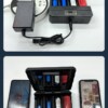 Ładowarka słoneczna solarna do akumulatorków uniwersalna powerbank latarka - miniatura 5