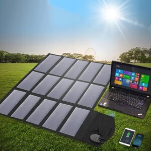 Panel solarny fotowoltaiczny allpowers 100w na camping do namiotu - miniatura 9