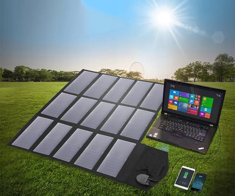 Panel solarny fotowoltaiczny allpowers 100w na camping do namiotu - obrazek 9