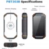 Power bank solarny 20000mah 22,5w panele słoneczne - miniatura 15