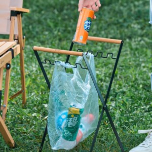 Uchwyt na śmieci stojak na worek camping grill - miniatura 6