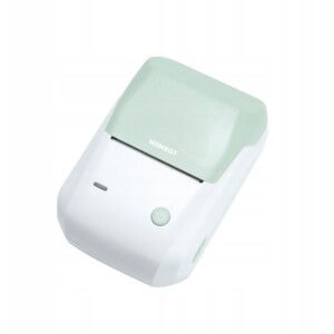 Niimbot b1 drukarka termiczna naklejki bluetooth zielono biała nowa +rolka - miniatura 3