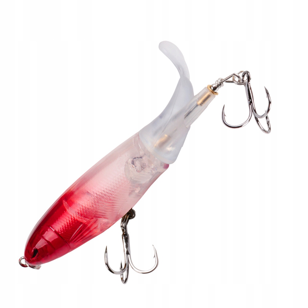 Wobler przynęta wędkarska szczupak sum popper flopper whopper pływa 8cm 8g - zdjęcie 7