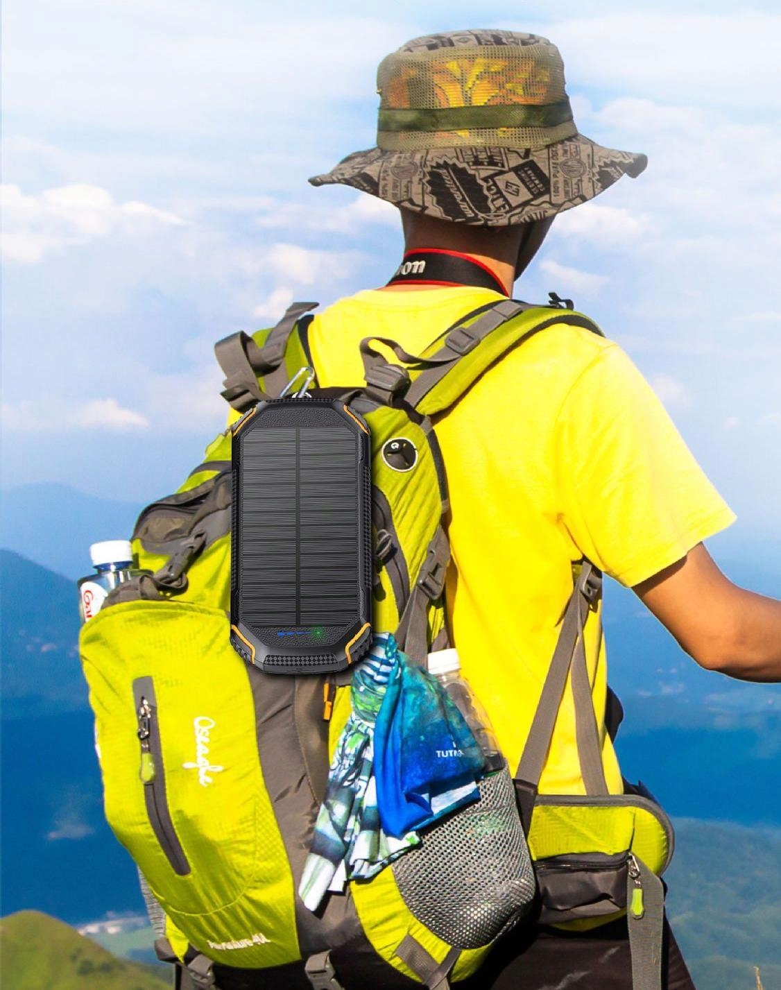 Power bank solarny 20000mah 22,5w panele słoneczne - obrazek 12