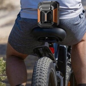 Wiatrak mobilny turystyczny usb wentylator kemping sportowy na pasek upał - miniatura 7