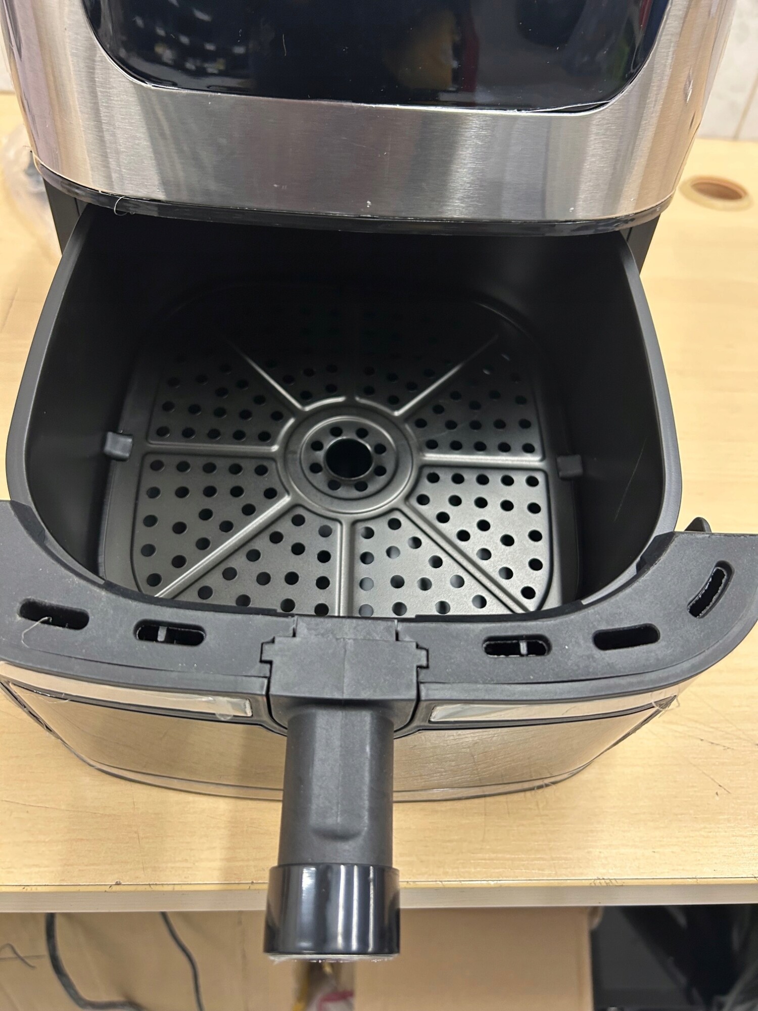 Frytkownica beztłuszczowa 5,5l 1500w duża air fryer piekarnik xl okno 60min - zdjęcie 10