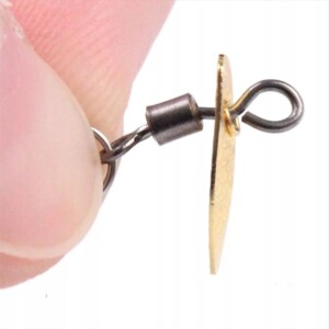 Mini błystka ziarenko blacha pstrąg okoń sandacz szczupak płoć 0.4 g 1.3 cm - miniatura 2