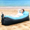 Duży materac bez pompowania lazy bag na plażę camping leżak xl 180 cm - miniatura 2