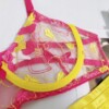 Piękny komplet bielizny damskiej stanik spódniczka pasy na uda stringi m - miniatura 5