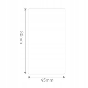 Niimbot etykiety naklejki oryginalne 45x80mm 95szt białe do serii b - miniatura 2