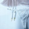 Seksowny komplet bielizny damskiej stanik spódniczka stringi pasy rozmiar m - miniatura 4