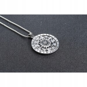 Naszyjnik srebrny łańcuch zodiak gwiazdozbiór 365 - miniatura 3