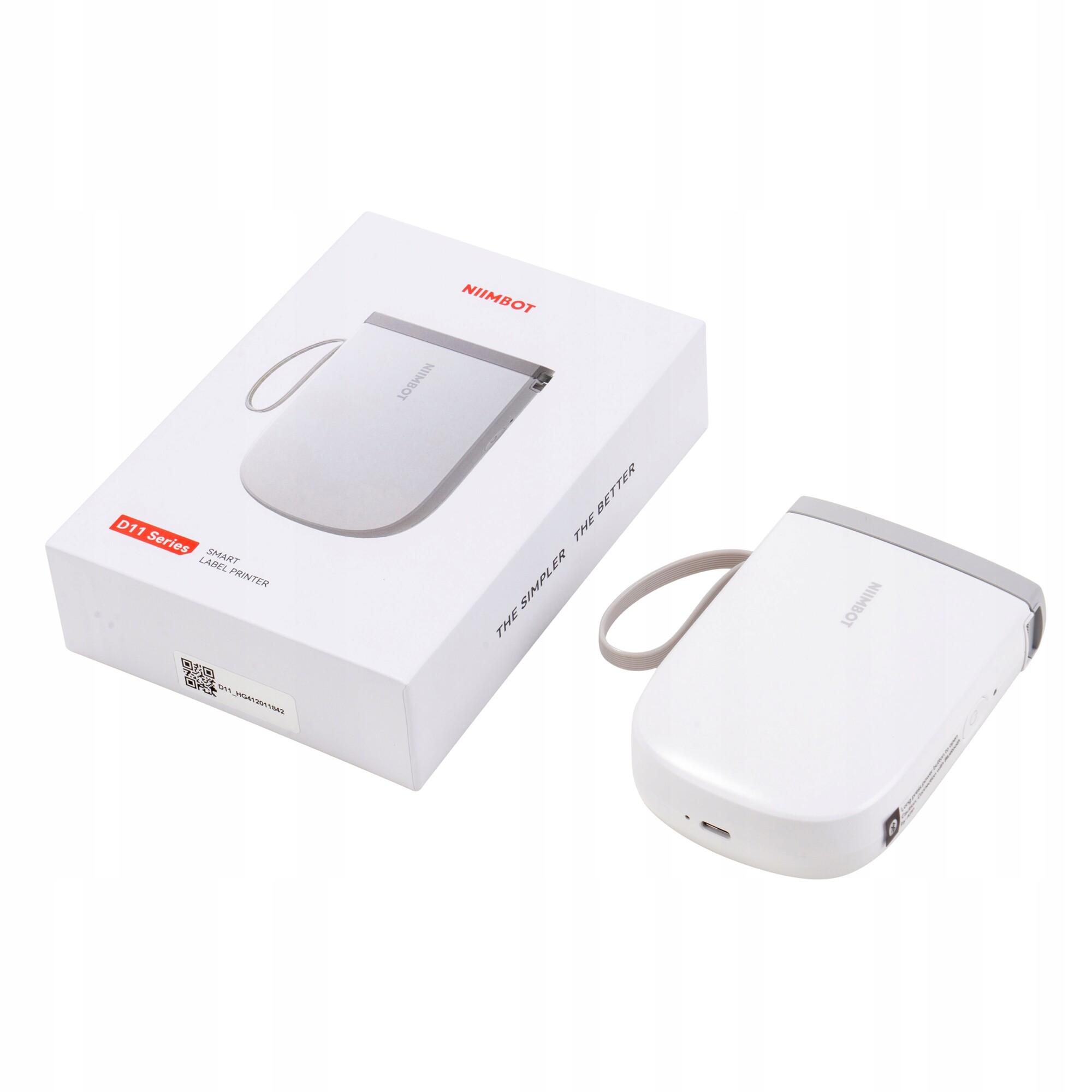 Niimbot d11h bezprzewodowa drukarka termiczna etykiety naklejki 300dpi blue - zdjęcie 6