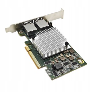 Karta sieciowa double rj45 10gb pci express low szybki internet - miniatura 5