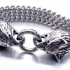 Bransoleta wikingów wilki nordycka amulet 316l 250 - miniatura 1