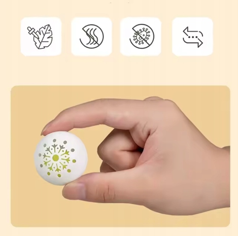 Odświeżające kulki do butów szafy zapachowe zielonej herbaty obuwia 6 sztuk - zdjęcie 9