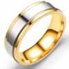 Obrączki ślubne pierścionek stalowy 5mm 316l r.25 - miniatura 1
