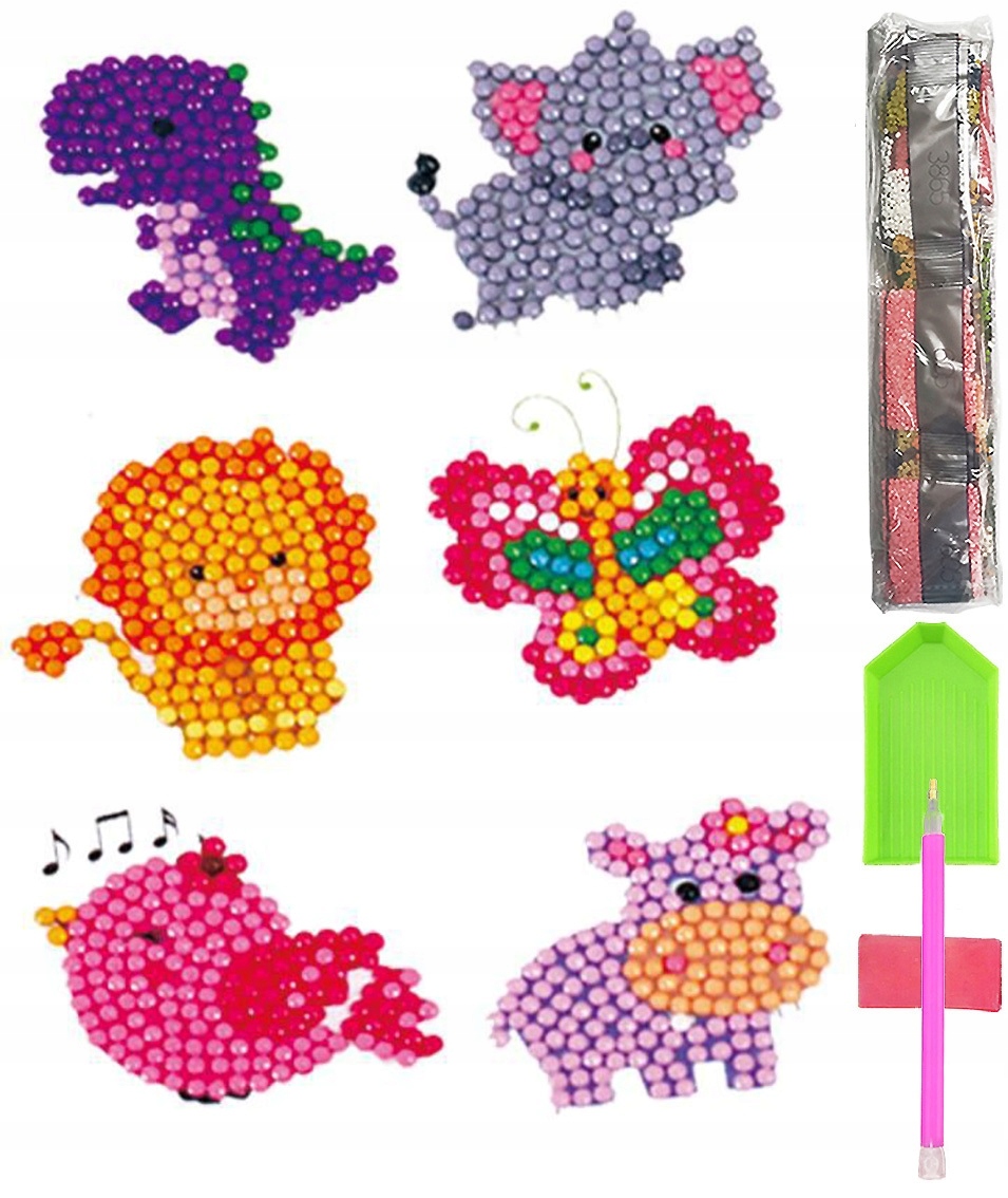 Haft diamentowy 5d zestaw dzieci najklejki puzzle - zdjęcie 1