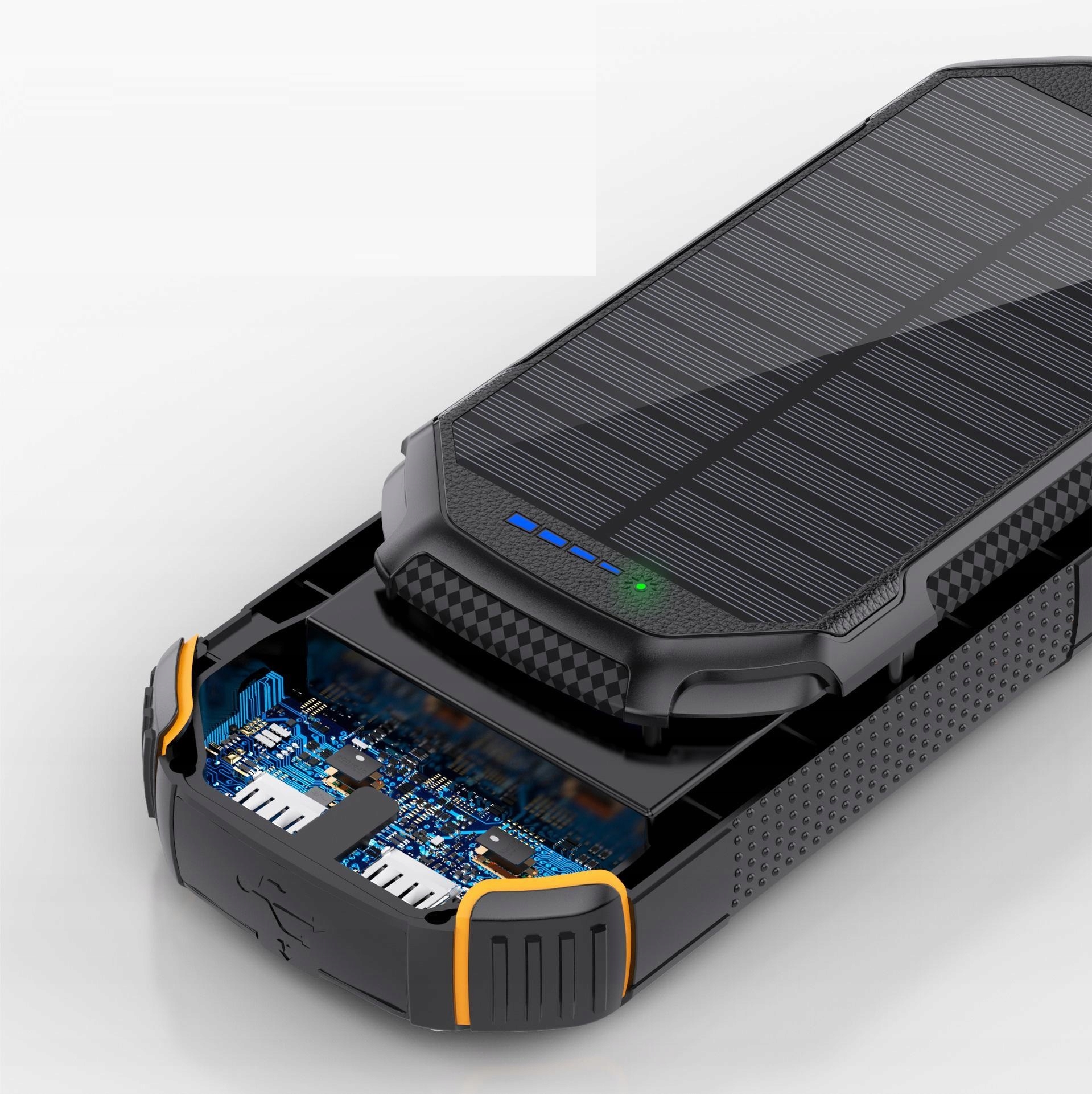 Power bank solarny 20000mah 22,5w panele słoneczne - obrazek 10