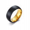 Obrączka pierścionek wolfram biżuteria wolfring czarna eu25 us11 - miniatura 8