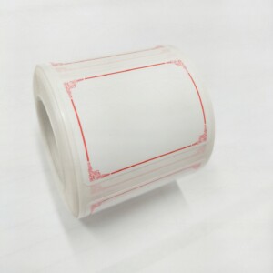 Niimbot etykiety naklejki rfid 40*30mm ramka red 230szt seria b oryginalne - miniatura 3