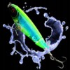 Wobler przynęta wędkarska szczupak sum popper flopper whopper xl 10cm 17g - miniatura 2