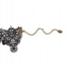 Choker koronkowy haft czarny naszyjnik gothic ch05 - miniatura 2