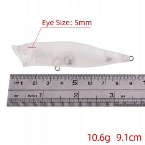 Korpus wobler szczupak sandacz okoń zrób to sam do malowania 9cm 10,5g 10x - miniatura 9