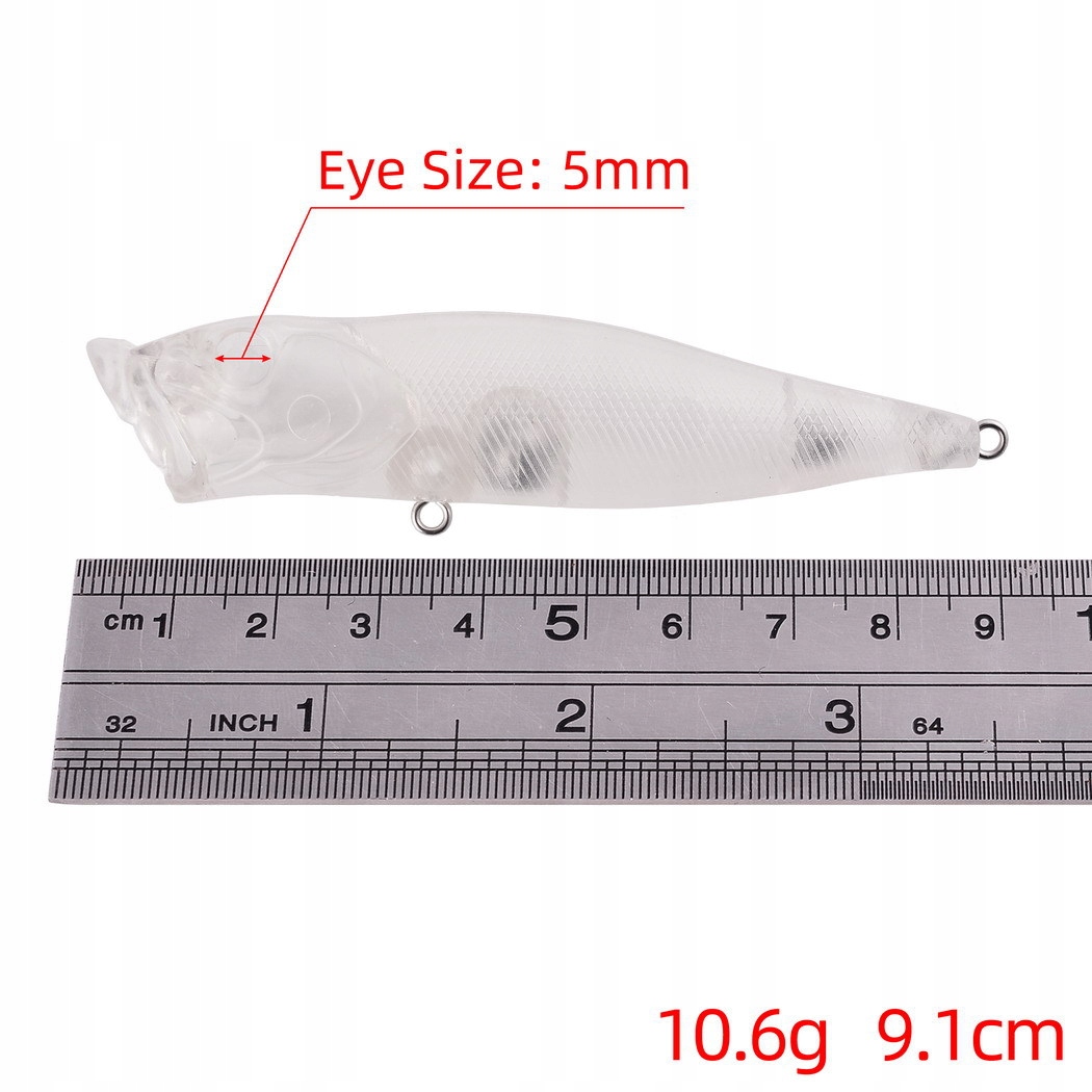 Korpus wobler szczupak sandacz okoń zrób to sam do malowania 9cm 10,5g 10x - zdjęcie 9