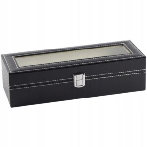 Organizer etui szkatułka na zegarki bransoletki 6x - miniatura 4