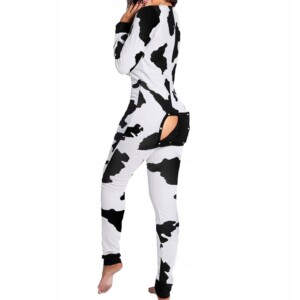 Piżama damska prezent na walentynki dla dziewczyny rozpinana krowa xl - miniatura 5