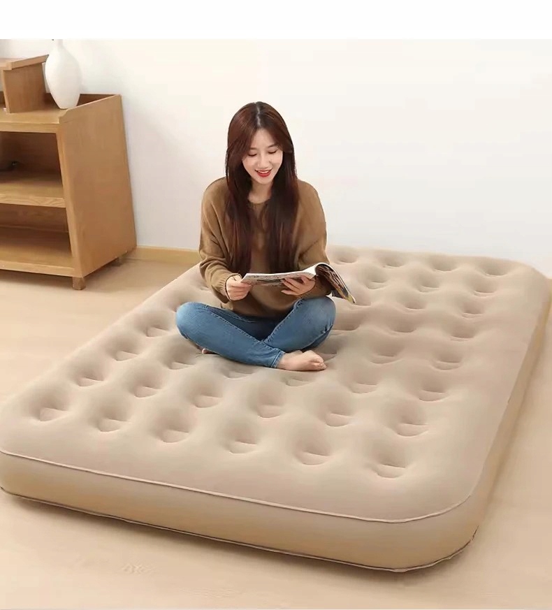 Materac kempingowy podwójny 2osobowy automatyczny wygodny łóżko turystyczne - obrazek 8