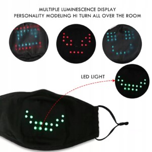 Maska led rozpoznawanie głosu usb pm2.5 n95 ffp2 - miniatura 13