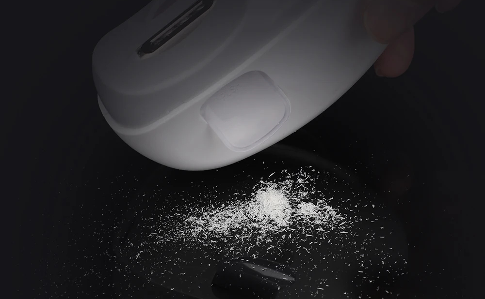 Elektryczny obcinacz do paznokci turystyczny frezarka polerka usb biała - obrazek 6