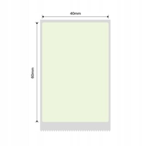 Niimbot etykiety naklejki 40*60mm zielone 120szt do b21/b3s/b1 oryginalne - miniatura 2