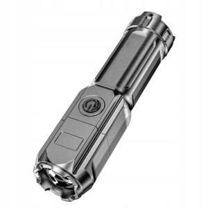 Latarka xpe 300m wodoszczelna usb abs militarna wytrzymała mocna 13cm 5w - miniatura 4