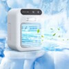 Mini klimatyzer wentylator nawilżacz 500ml powietrza 3w1 chłodzenie cichy - miniatura 7
