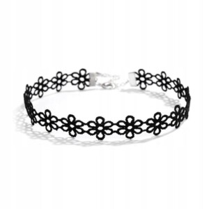 Choker klasyczny naszyjnik tatuaż komplet zestaw 12 sztuk różne wzory - miniatura 13