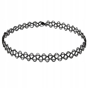 Choker klasyczny naszyjnik tatuaż ch13 komplet 12x - miniatura 7