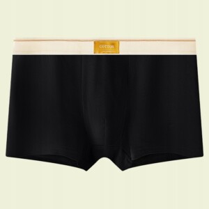 Majtki bokserki męskie bawełniane wygodne premium 4 pary czarne szare 2xl - miniatura 6