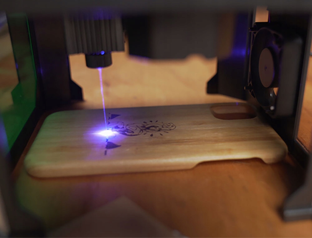 Grawer laserowy 3w drewno plastik papier skóra bluetooth k6 usb ios android - obrazek 9